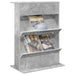 Raft pentru reviste Gri din beton 70 x 41 x 96 cm Lemn compozit - WALTI WALTI