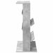 Raft pentru reviste Gri din beton 70 x 41 x 96 cm Lemn compozit - WALTI WALTI