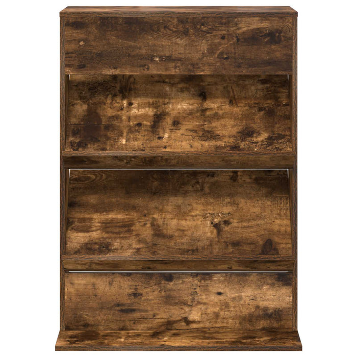 Raft pentru reviste cu raft Stejar fumuriu 70 x 41 x 96 cm - WALTI WALTI