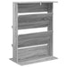Raft pentru reviste Gri Sonoma 70 x 41 x 96 cm Lemn compozit - WALTI WALTI