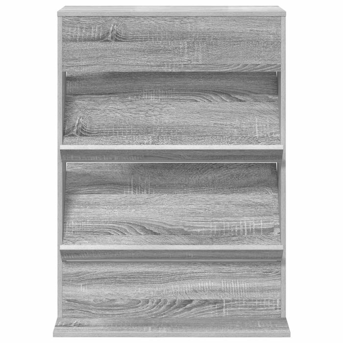Raft pentru reviste Gri Sonoma 70 x 41 x 96 cm Lemn compozit - WALTI WALTI