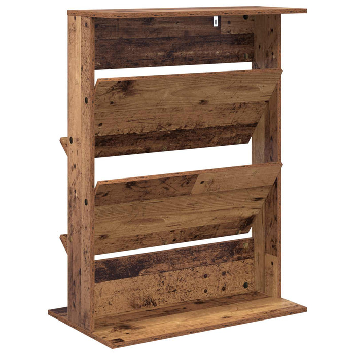 Raft pentru reviste Lemn vechi 70 x 41 x 96 cm Lemn compozit - WALTI WALTI