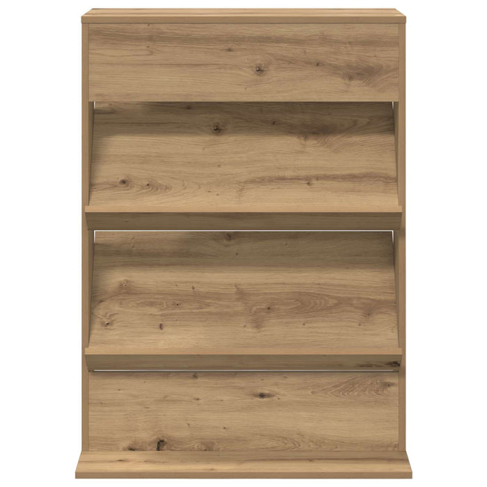 Raft pentru reviste cu raft Stejar Artizanal 70 x 41 x 96 cm - WALTI WALTI