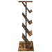 Raft pentru reviste cu raft Stejar fumuriu 68 x 40 x 123.5 cm - WALTI WALTI
