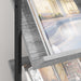 Raft pentru reviste Gri Sonoma 68 x 40 x 123.5 cm Lemn compozit - WALTI WALTI