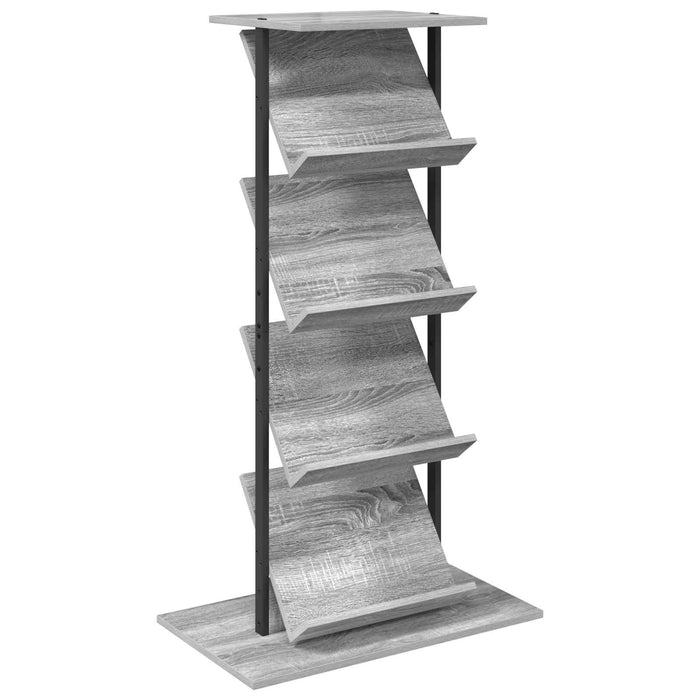 Raft pentru reviste Gri Sonoma 68 x 40 x 123.5 cm Lemn compozit - WALTI WALTI