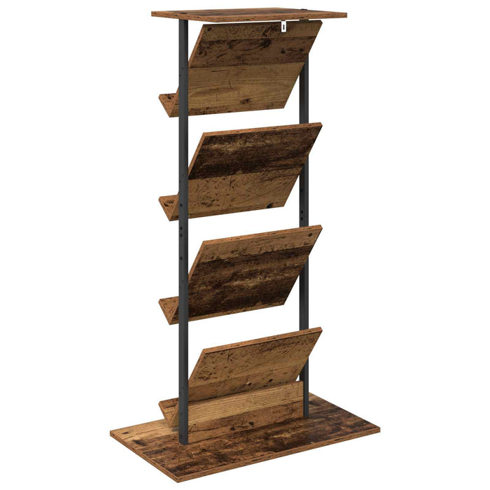 Raft pentru reviste Lemn vechi 68 x 40 x 123.5 cm Lemn compozit - WALTI WALTI