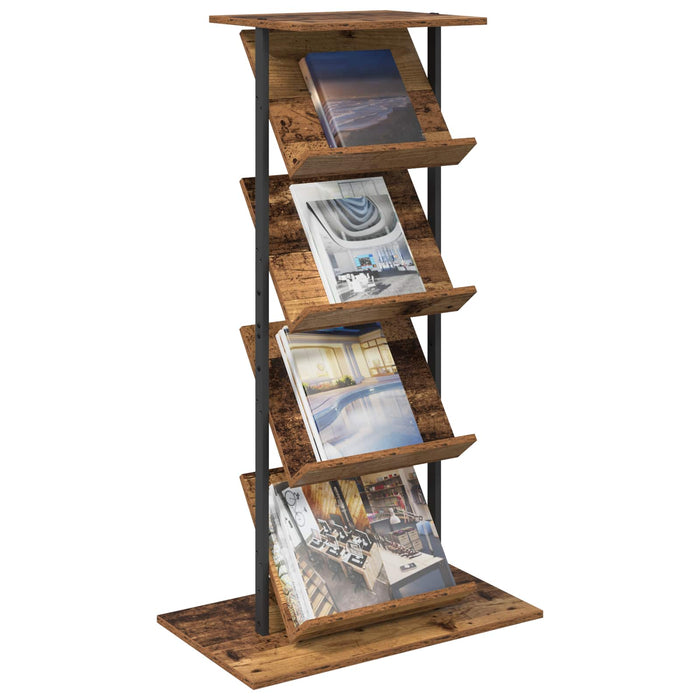 Raft pentru reviste Lemn vechi 68 x 40 x 123.5 cm Lemn compozit - WALTI WALTI