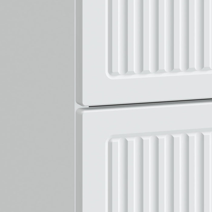 Dulap de noapte Alb 43 x 34,5 x 47,5 cm Lemn prelucrat - WALTI WALTI