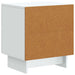 Dulap de noapte Alb 43 x 34,5 x 47,5 cm Lemn prelucrat - WALTI WALTI