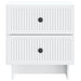 Dulap de noapte Alb 43 x 34,5 x 47,5 cm Lemn prelucrat - WALTI WALTI