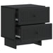 Dulap de noapte 2 pcs Negru 43 x 34,5 x 47,5 cm Lemn prelucrat - WALTI WALTI