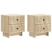 Dulap de noapte 2 pcs Stejar Sonoma 43 x 34,5 x 47,5 cm - WALTI WALTI