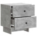 Dulap de noapte Gri Beton 43 x 34,5 x 47,5 cm Lemn prelucrat - WALTI WALTI