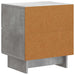 Dulap de noapte Gri Beton 43 x 34,5 x 47,5 cm Lemn prelucrat - WALTI WALTI