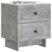 Dulap de noapte Gri Beton 43 x 34,5 x 47,5 cm Lemn prelucrat - WALTI WALTI