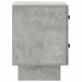 Dulap de noapte Gri Beton 43 x 34,5 x 47,5 cm Lemn prelucrat - WALTI WALTI