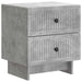 Dulap de noapte cu sertar 2 pcs Gri Beton 43 x 34,5 x 47,5 cm - WALTI WALTI