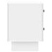 Dulap de noapte 2 pcs Alb foarte lucios 43 x 34,5 x 47,5 cm - WALTI WALTI