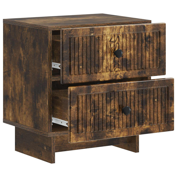Dulap de noapte cu sertar Stejar fumuriu 43 x 34,5 x 47,5 cm - WALTI WALTI