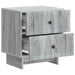 Dulap de noapte Sonoma gri 43 x 34,5 x 47,5 cm Lemn prelucrat - WALTI WALTI