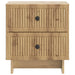 Dulap de noapte 2 pcs Stejar Artizanal 43 x 34,5 x 47,5 cm - WALTI WALTI