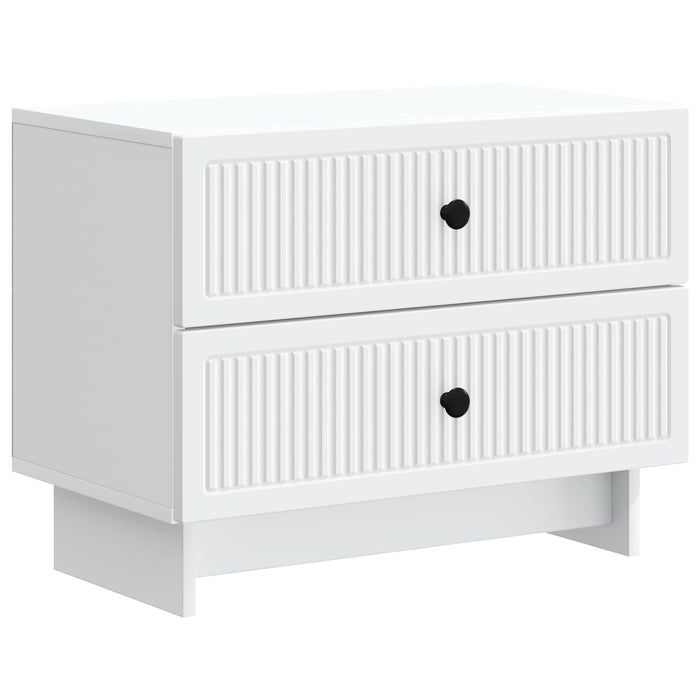 Dulap de noapte Alb 62 x 34,5 x 47,5 cm Lemn prelucrat - WALTI WALTI