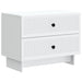 Dulap de noapte Alb 62 x 34,5 x 47,5 cm Lemn prelucrat - WALTI WALTI