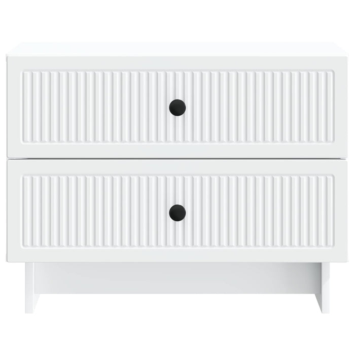 Dulap de noapte Alb 62 x 34,5 x 47,5 cm Lemn prelucrat - WALTI WALTI