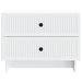 Dulap de noapte Alb 62 x 34,5 x 47,5 cm Lemn prelucrat - WALTI WALTI