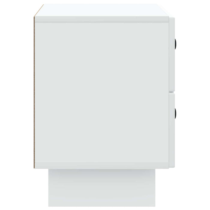 Dulap de noapte Alb 62 x 34,5 x 47,5 cm Lemn prelucrat - WALTI WALTI