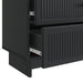 Dulap de noapte Negru 62 x 34,5 x 47,5 cm Lemn prelucrat - WALTI WALTI