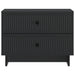 Dulap de noapte Negru 62 x 34,5 x 47,5 cm Lemn prelucrat - WALTI WALTI