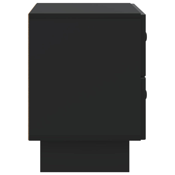 Dulap de noapte Negru 62 x 34,5 x 47,5 cm Lemn prelucrat - WALTI WALTI