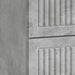 Dulap de noapte Gri Beton 62 x 34,5 x 47,5 cm Lemn prelucrat - WALTI WALTI