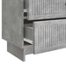 Dulap de noapte Gri Beton 62 x 34,5 x 47,5 cm Lemn prelucrat - WALTI WALTI