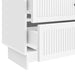 Dulap de noapte cu sertar Alb foarte lucios 62 x 34,5 x 47,5 cm - WALTI WALTI