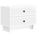 Dulap de noapte cu sertar Alb foarte lucios 62 x 34,5 x 47,5 cm - WALTI WALTI