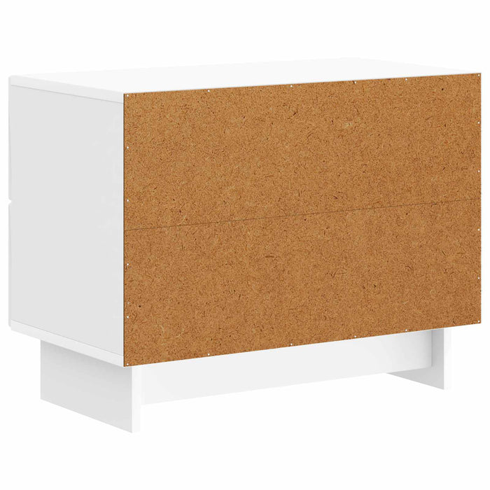 Dulap de noapte cu sertar Alb foarte lucios 62 x 34,5 x 47,5 cm - WALTI WALTI