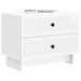 Dulap de noapte cu sertar Alb foarte lucios 62 x 34,5 x 47,5 cm - WALTI WALTI