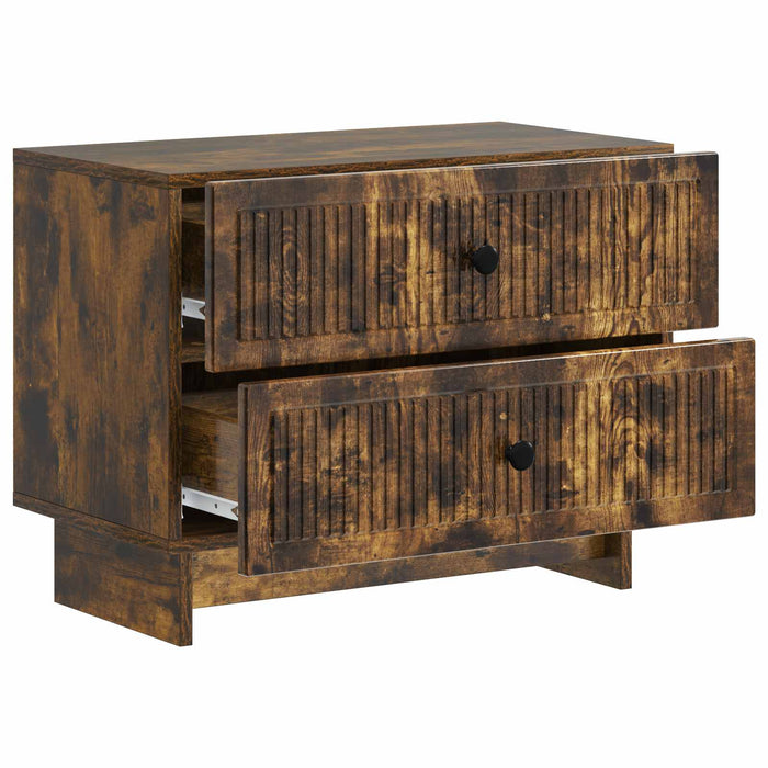 Dulap de noapte cu sertar Stejar fumuriu 62 x 34,5 x 47,5 cm - WALTI WALTI