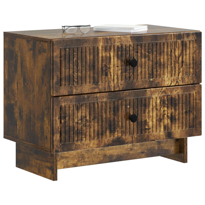 Dulap de noapte cu sertar Stejar fumuriu 62 x 34,5 x 47,5 cm - WALTI WALTI