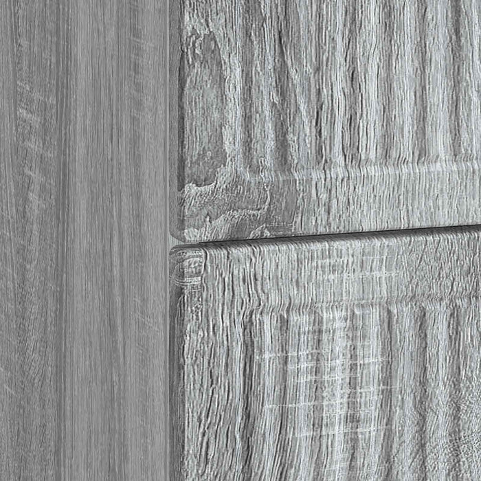 Dulap de noapte Sonoma gri 62 x 34,5 x 47,5 cm Lemn prelucrat - WALTI WALTI