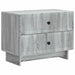 Dulap de noapte Sonoma gri 62 x 34,5 x 47,5 cm Lemn prelucrat - WALTI WALTI