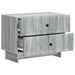 Dulap de noapte Sonoma gri 62 x 34,5 x 47,5 cm Lemn prelucrat - WALTI WALTI