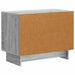 Dulap de noapte Sonoma gri 62 x 34,5 x 47,5 cm Lemn prelucrat - WALTI WALTI