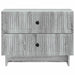 Dulap de noapte Sonoma gri 62 x 34,5 x 47,5 cm Lemn prelucrat - WALTI WALTI