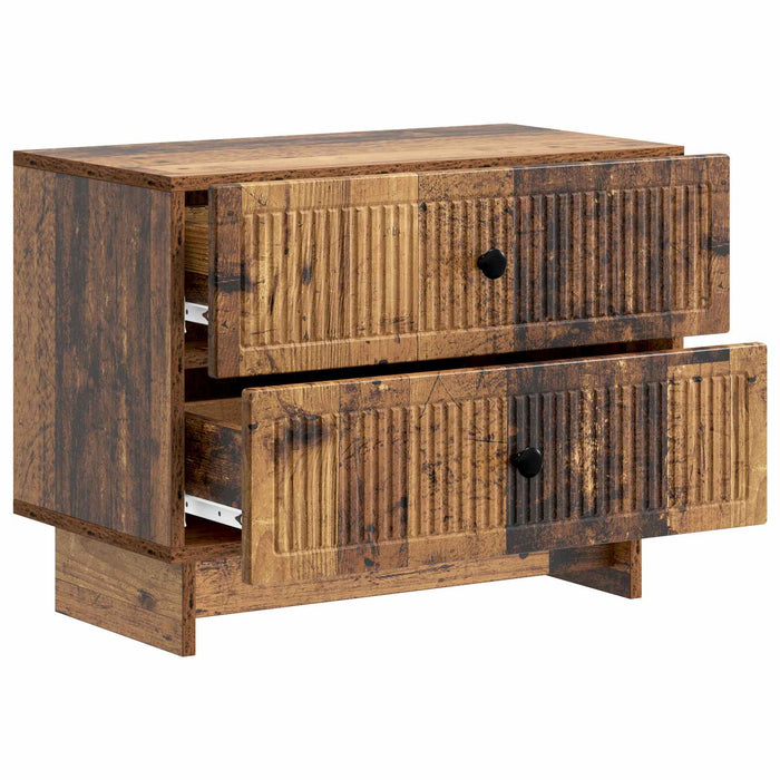 Dulap de noapte Lemn vechi 62 x 34,5 x 47,5 cm Lemn prelucrat - WALTI WALTI