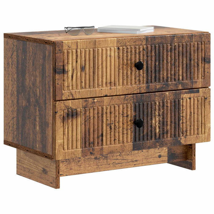 Dulap de noapte Lemn vechi 62 x 34,5 x 47,5 cm Lemn prelucrat - WALTI WALTI