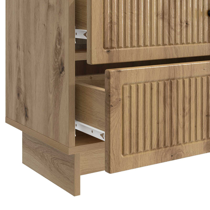 Dulap de noapte cu sertar Stejar Artizanal 62 x 34,5 x 47,5 cm - WALTI WALTI
